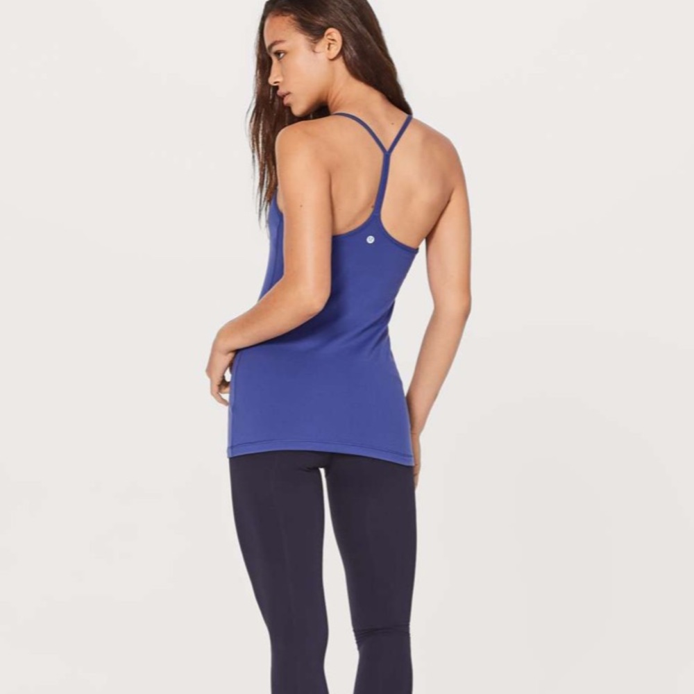 lululemon athletica Royal Blue Strappy Tank Top